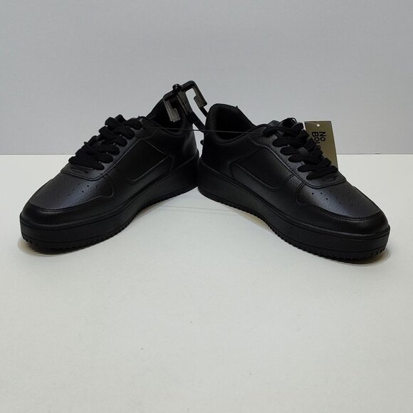 No Boundaries PU Platform Sneaker Women's Size 9 Memory Foam Casual Shoe NWT - Picture 2 of 9